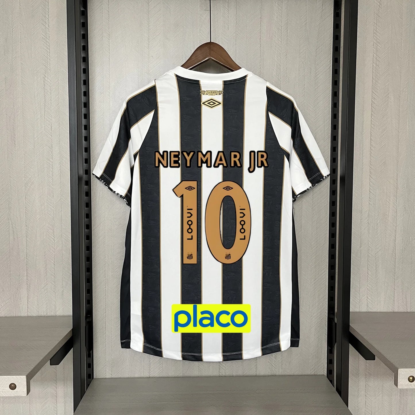 Neymar Jr #10 2025 Santos Away Kit