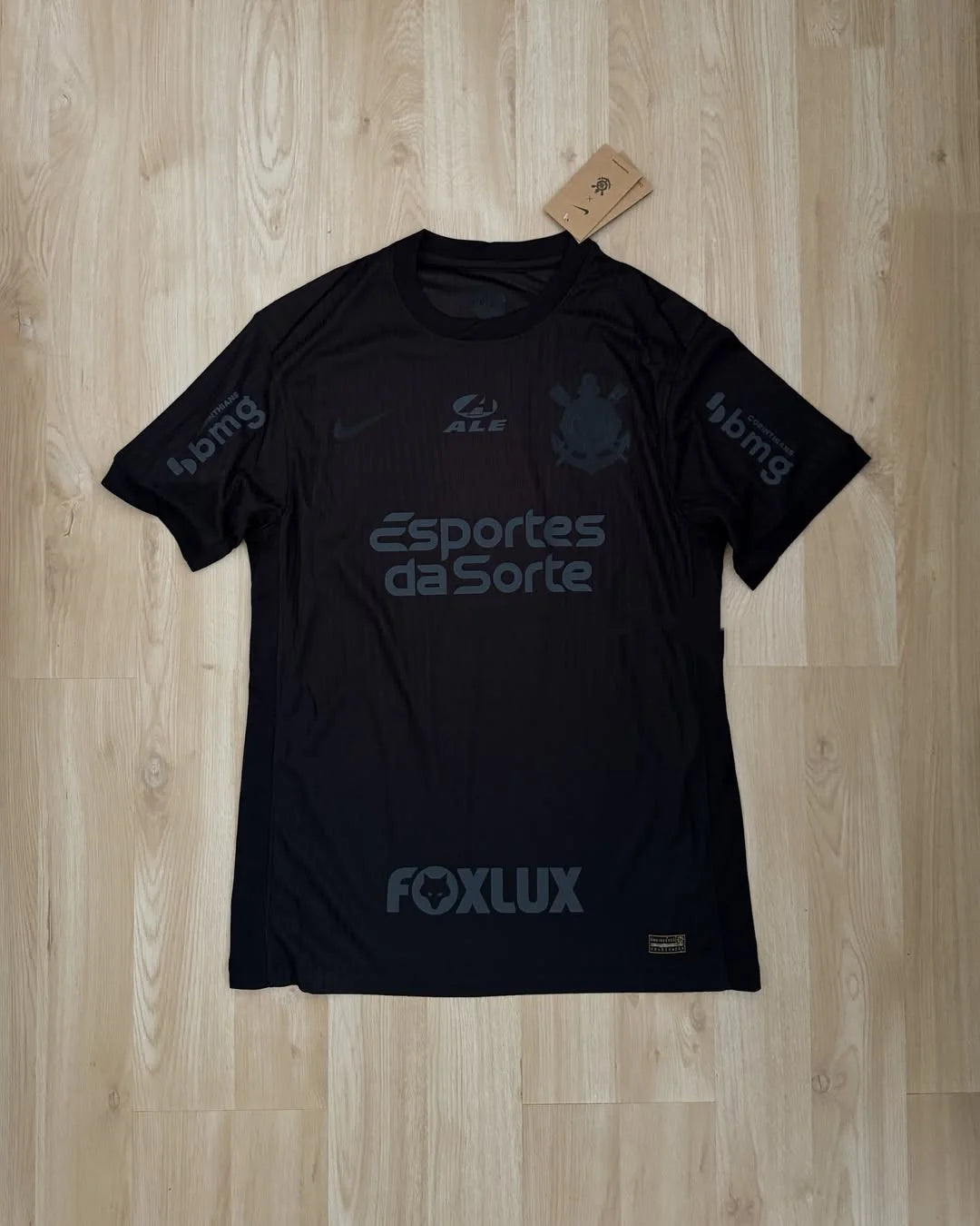 CORINTHIANS BLACK AWAY KIT PLAYER VERSION