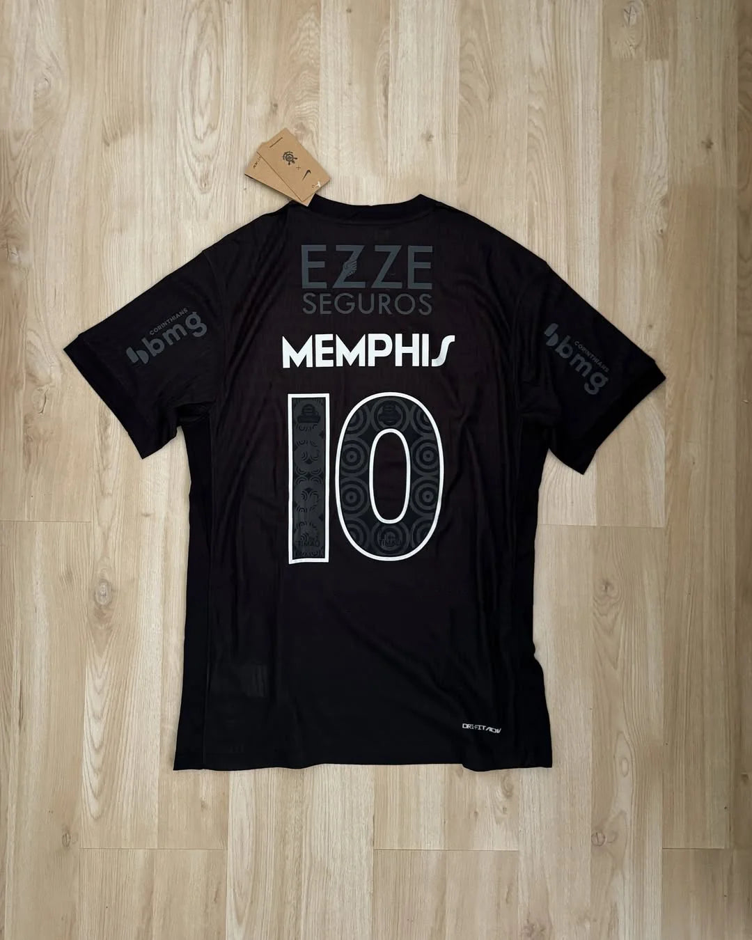 CORINTHIANS BLACK AWAY KIT PLAYER VERSION