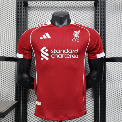 LIVERPOOL 2025-26 HOME ADIDAS KIT PLAYER VERSION