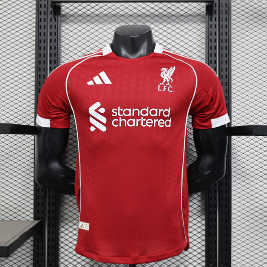 LIVERPOOL 2025-26 HOME ADIDAS KIT PLAYER VERSION