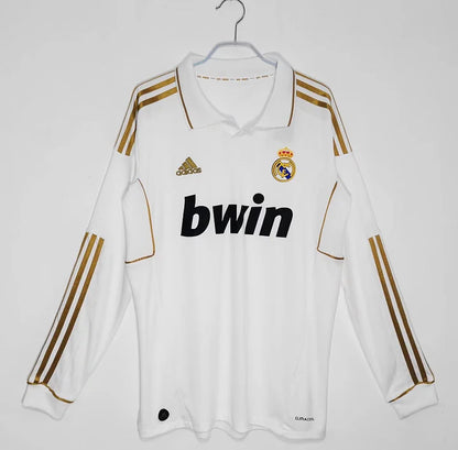 REAL MADRID HOME RETRO KIT 2011/12 LONG SLEEVES