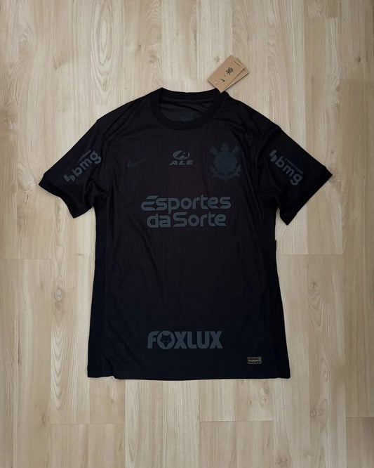 CORINTHIANS BLACK AWAY KIT PLAYER VERSION